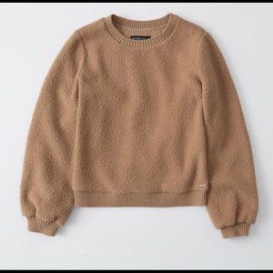 Sherpa crew neck sweater